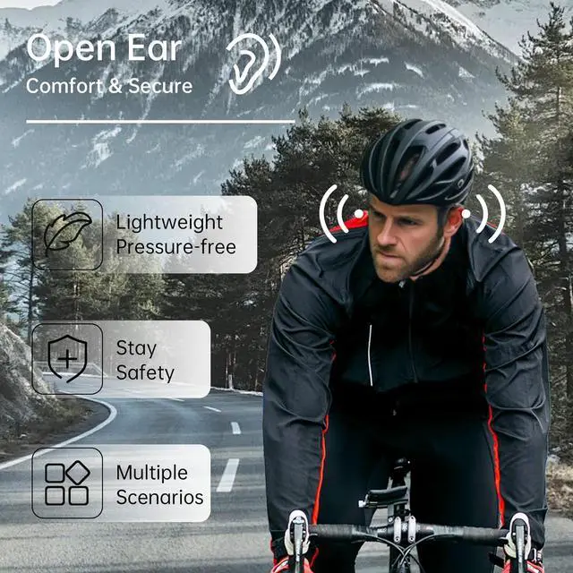 Alt view image 4 of 7 - Swimming Ear Buds,IP68 Underwater Earbuds,Bone Conduction Headphones,Bluetooth Headset, 32GB of MP3 Waterproof Earbuds