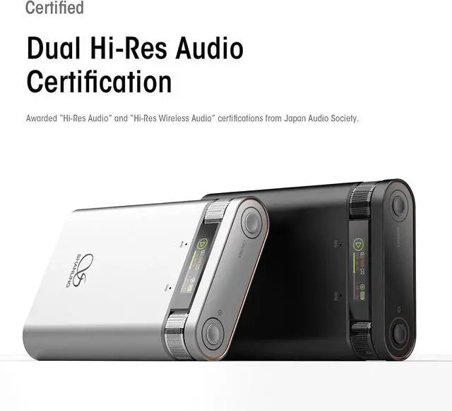 Alt view image 6 of 6 - Shanling H2 2in1 Audio Player/Portable DAC, Desktop Headphone Amp,Bluetooth 5.0/LDAC,10.5Hours+ for Music Time,HiFi Res Certificated,Anodized Aluminum with LED Lights,Up to 2TB Capacity