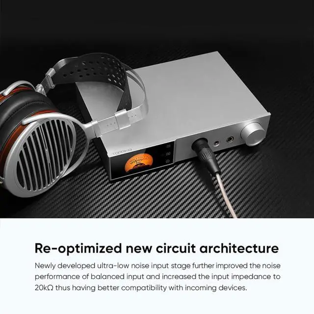 Alt view image 6 of 7 - Topping A70Pro Fully Balanced Headphone Amplifier 17000mWx17000mW HPA, RCA/XLR/TRS/EXT to 4.4mm/6.35mm/4-Pin XLR Headphone Amp RCA XLR Output Preamp with 12 Trigger for Earphone//IEMs (Black)