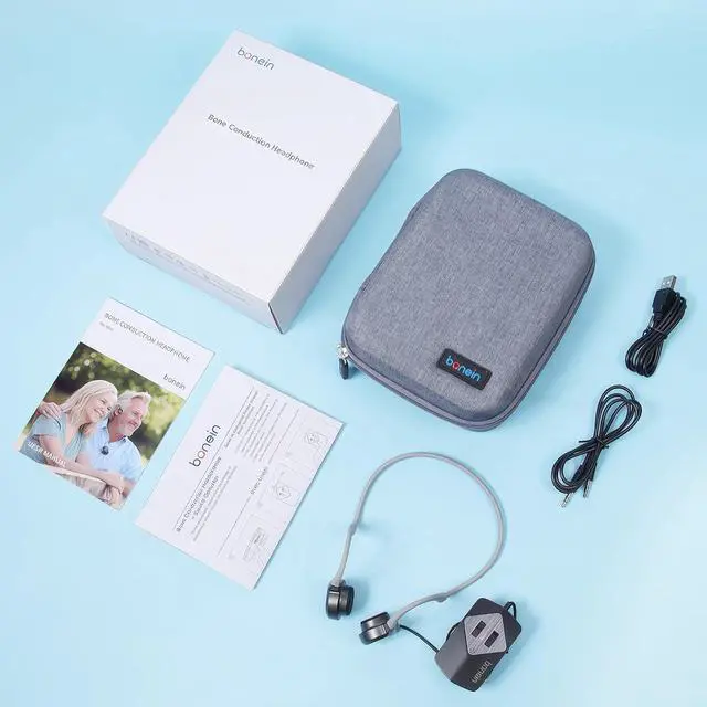 Alt view image 6 of 6 - Bone Conduction Hearing Headphones, 7 Audio Modes, Non-Intrusive Design, Ideal for All-Day Comfort and Everyday Use