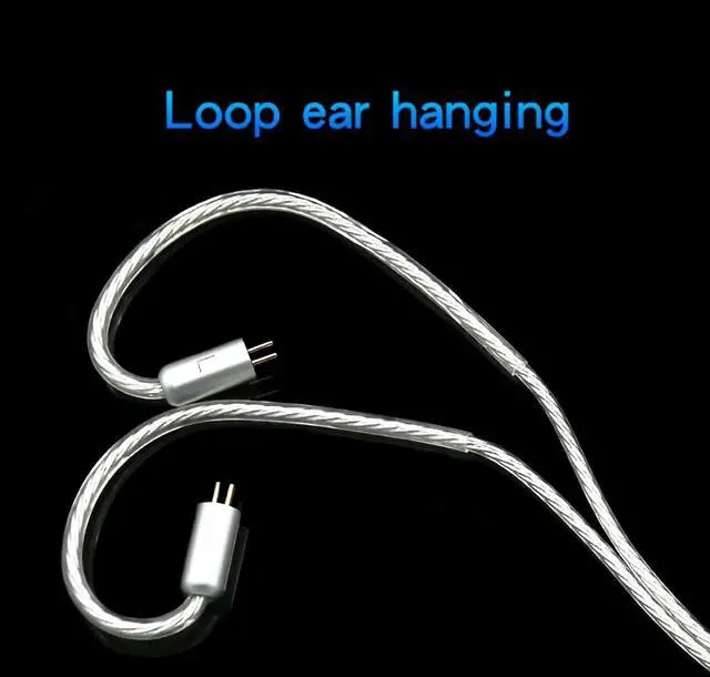 Alt view image 4 of 7 - IEM Earphones, HiFi Wired Earbuds with Detachable Cable, Noise Canceling in Ear Monitor for Musicians Singers Music Lovers Stage Studio (Light Blue)