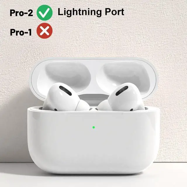 Alt view image 4 of 7 - Left Earbud Replacement for Air Pro (2nd Generation), A2931, A2698, A2699 Single Left Ear Side Only, Compatible with Original Pro 2 A2700 Charging Case with Lightning Port, Ear Cushion