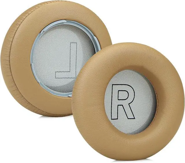 Alt view image 2 of 6 - Replacement Lambskin Earpads for Bang & Olufsen Beoplay H9 3rd Gen Headphones(Not Fit H9 and H9i),Sheepskin Ear Pads Cushions with Noise Isolation Memory Foam(Natural)