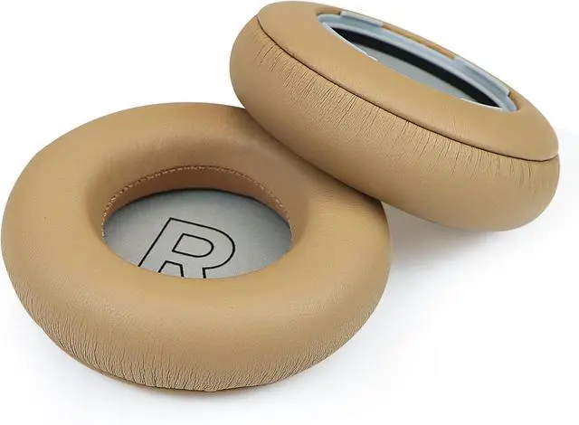 Alt view image 3 of 6 - Replacement Lambskin Earpads for Bang & Olufsen Beoplay H9 3rd Gen Headphones(Not Fit H9 and H9i),Sheepskin Ear Pads Cushions with Noise Isolation Memory Foam(Natural)