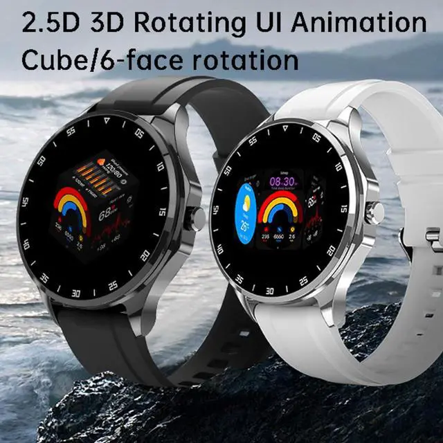 Alt view image 6 of 6 - Smart Watch with Earbuds,2 in 1 Build-in TWS Wireless BT5.0 Earphone Fitness Sports Health Monitor Black X20