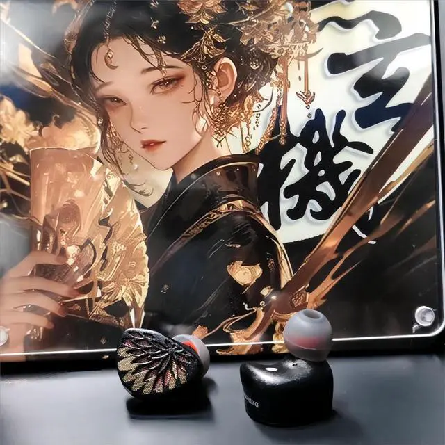 Alt view image 5 of 6 - TANGZU YuXuanJi TPLX 10mm Topology Dynamic Driver in Ear Monitor Earphones, HiFi Wired Earbuds, Zinc Construction IEM Headphones (Black, 3.5mm)