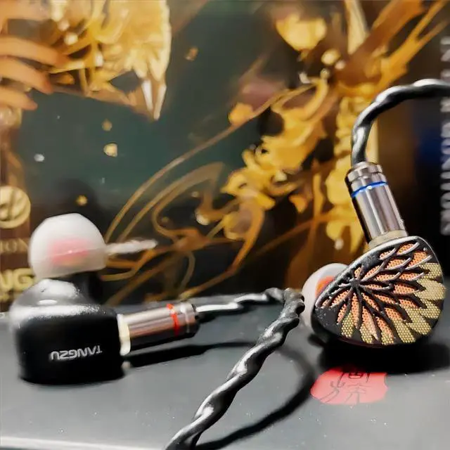 Alt view image 6 of 6 - TANGZU YuXuanJi TPLX 10mm Topology Dynamic Driver in Ear Monitor Earphones, HiFi Wired Earbuds, Zinc Construction IEM Headphones (Black, 3.5mm)