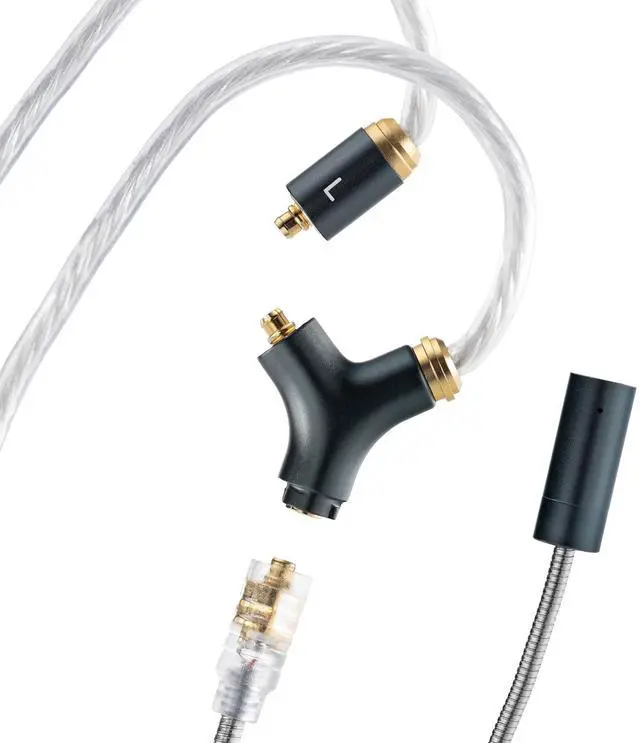 Alt view image 2 of 7 - QOA Kinera Celest IEM Cable with Mic,with Detachable 3.5mm/4.4mm Plug,Earphone Upgrade Cables,HiFi in Ear Earphone Cable, for Audiophile Musician (mmcx)