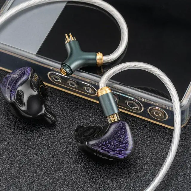 Alt view image 4 of 7 - QOA Kinera Celest IEM Cable with Mic,with Detachable 3.5mm/4.4mm Plug,Earphone Upgrade Cables,HiFi in Ear Earphone Cable, for Audiophile Musician (mmcx)