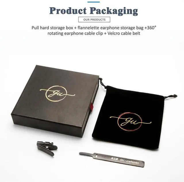 Alt view image 7 of 7 - GUCraftsman 5N OFC Copper+Graphene Mixed Braid IEM Cable for IPX UE5 Pro UE6 Pro UE7 Pro UE11 Pro UE18+PRO UE350 UE250 UE150 UE Live UE RM UE Earphone Upgrade Cable (3.5mm Plug)