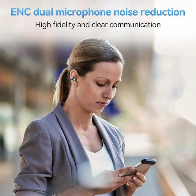 Alt view image 6 of 7 - ZYDIIE AI Translation Earbuds, 144 Languages, Real-Time Translation, Bluetooth 5.4, Touch Control, Black