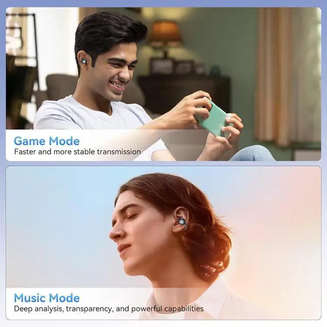 Alt view image 7 of 7 - ZYDIIE AI Translation Earbuds, 144 Languages, Real-Time Translation, Bluetooth 5.4, Touch Control, Black