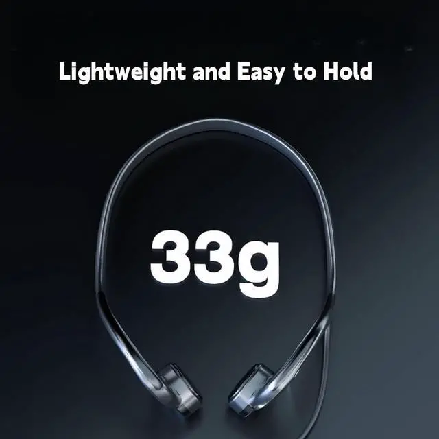 Alt view image 7 of 7 - Wired Bone Conduction Headphones, 3.5Mm Or Type C, Open-Ear Outdoor Headset, Waterproof Sweatproof Noise Reduction with Mic, for Running, Sports, Fitness,3.5mm