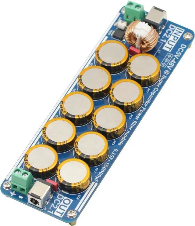 Alt view image 4 of 5 - 5V-48V 10A Supercapacitor Filter Board Linear Switching Power Supply for Raspberry Pi Headphone Amplifier DAC Amplifier