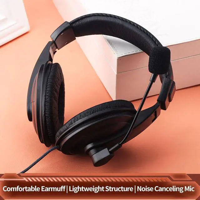 Alt view image 4 of 7 - Wired Headphones - Over Ear Headphone with Noise Isolation 3.5mm, and 3 PCS Wired Earbuds in-Ear Headphones Earphones with Microphone, 3.5 mm.