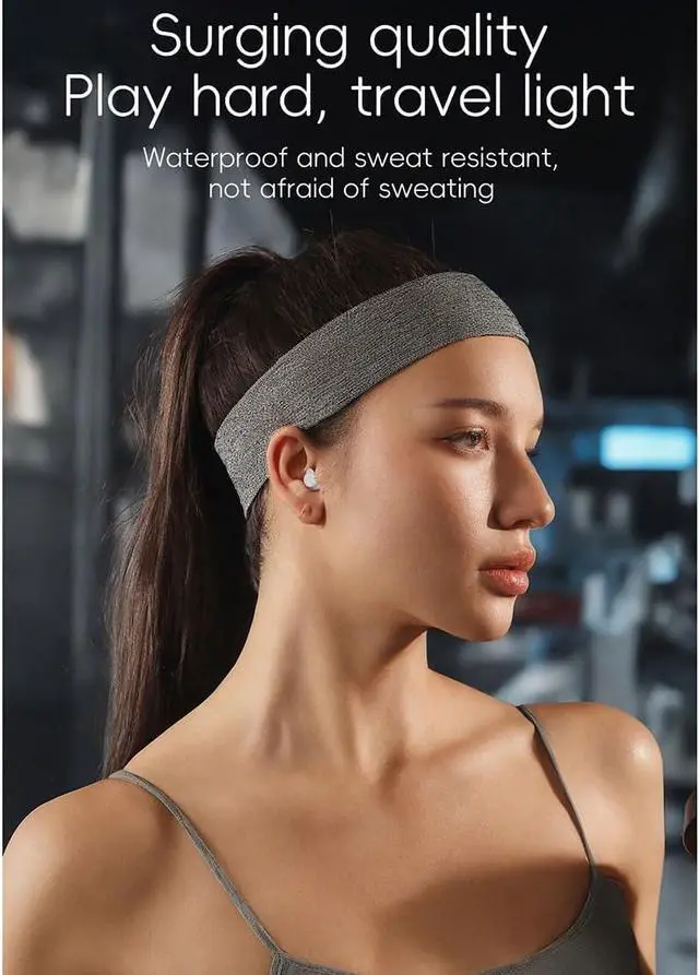 Alt view image 7 of 7 - Invisible Wireless Bluetooth Ear Buds for Sleeping Noise Cancelling Mini Earbuds,Discreet in-Ear Tiny Earphones for Sleeping,Hidden Earbuds for Small Ears Sleeping,Working,Hiking White