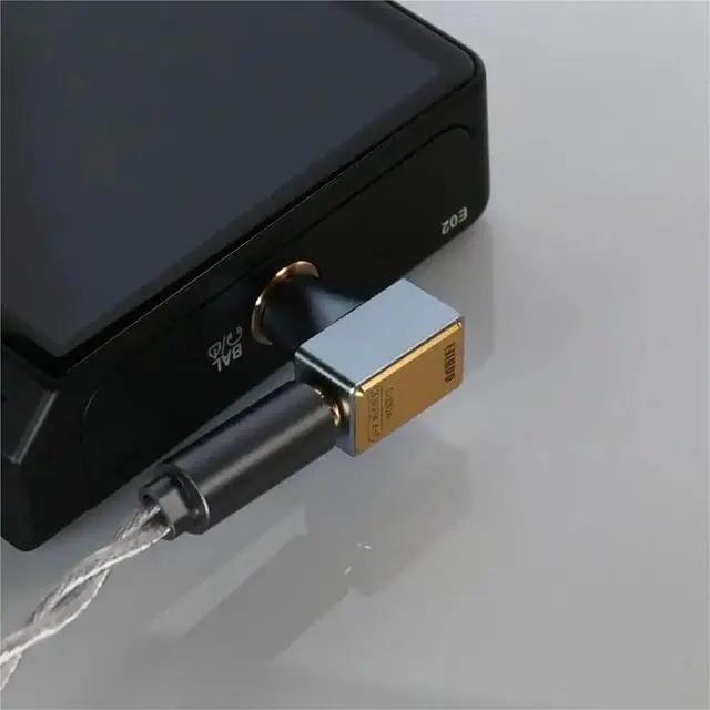 Alt view image 4 of 5 - DJ30A 3.5mm Female to 4.4mm Male Earphone Plug Adapter, Apply to 3.5mm Headphone Cable from 4.4 Output