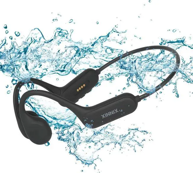 Main image of Bone Conduction IPX8 Waterproof Swimming Headphones,Sports Headphones with Built-in MP3 Player 32G Memory, Wireless Earphones for Workouts, Swimming, Running, Cycling and More Outdoor Activities