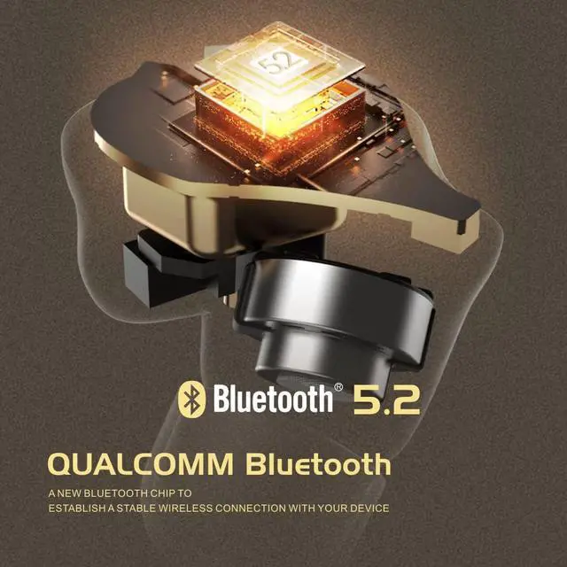 Alt view image 7 of 7 - Sabbat E16 Astria Coaxial Acoustic Architecture Wireless Earbuds Blutooth 5.2 in-Ear HiFi Stereo Headphones with Built-in Mic and Charging Case Suitable for iOS, Android(Neon Red)