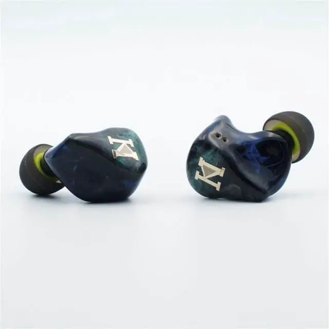 Alt view image 2 of 7 - ISN Audio EST50 Flagship 2EST + 2BA+ 1DD Hybrid 5 Drivers in-Ear Monitor, Carrying 2Pin 0.78mm 8 Strands 19 Cores Sliver-Plated Cable HiFi Audiophile in-Ear Earphone IEMs (Orange, 4.4mm Balanced)