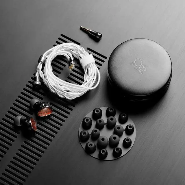 Alt view image 7 of 7 - SHANLING Tino HiFi Earphones Dual Dynamic Driver in-Ear IEM Hi-Res Audio Earbuds 0.78mm Modular Detachable Cable Connector Wired Headset Audiophiles