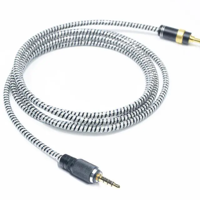 Main image of GUCraftsman 6N OFC Silver Plated+Shielding Layer Headphone Replacement Cables 4.4mm 3.5mm 2.5mm Upgrade Cables for Sony MDR-MV1 MDR-M1 MDR-M1ST (3.5mm Plug)