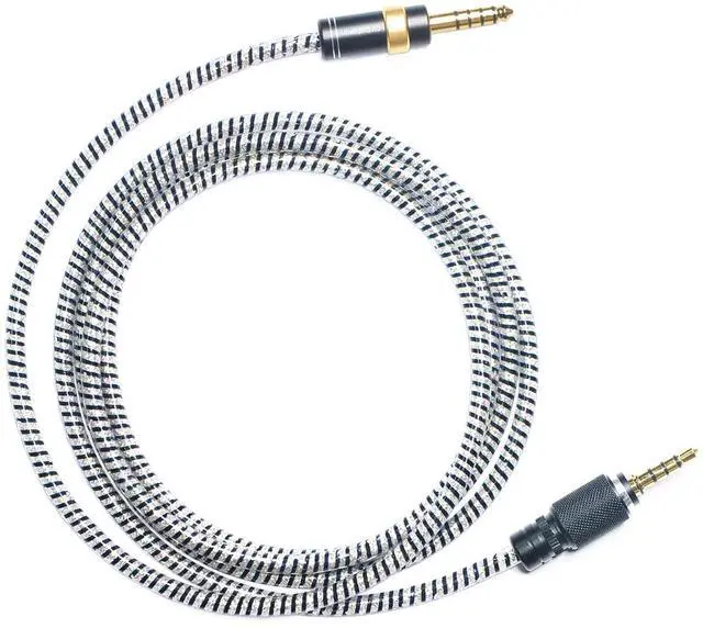 Alt view image 5 of 7 - GUCraftsman 6N OFC Silver Plated+Shielding Layer Headphone Replacement Cables 4.4mm 3.5mm 2.5mm Upgrade Cables for Sony MDR-MV1 MDR-M1 MDR-M1ST (3.5mm Plug)
