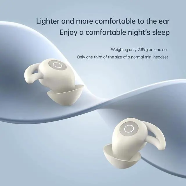 Alt view image 3 of 7 - NooraSleep Snooze Pods Pro, SnoozePods Pro - Bluetooth Sleepbuds, Snug Fit with Recharge Warehouse and Soft Earplugs, Sleep Headphones with Noise Reduction (Black)