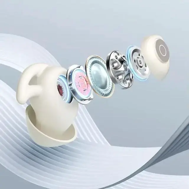 Alt view image 6 of 7 - NooraSleep Snooze Pods Pro, SnoozePods Pro - Bluetooth Sleepbuds, Snug Fit with Recharge Warehouse and Soft Earplugs, Sleep Headphones with Noise Reduction (Black)