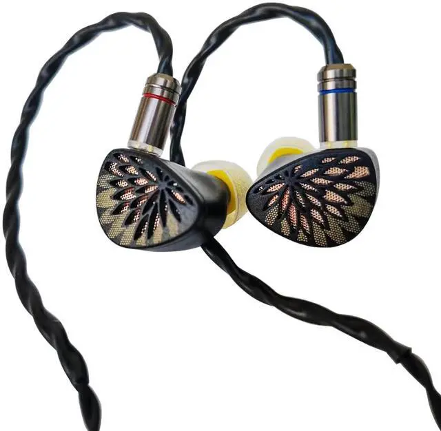 Main image of YUXUANJI Earphones,10mm TPLX Dynamic Drive Wired Earbuds,in Ear Monitor Headphones,iems Ear Buds Wired for Gaming (4.4mm, Black)