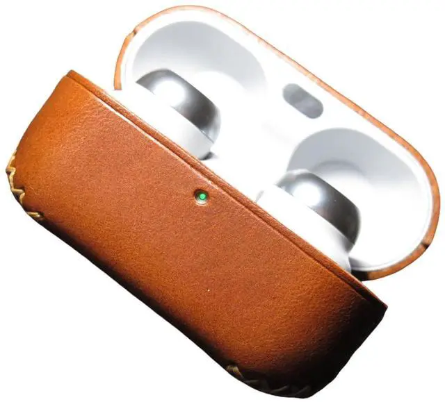 Alt view image 2 of 4 - Premium Handmade Leather Case Cover for Technics EAH - AZ100. Unisex Design, Perfect for All - Day Use and Long - Term Protection