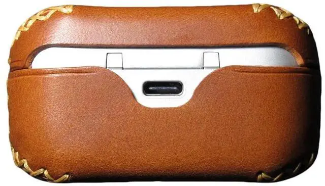 Alt view image 4 of 4 - Premium Handmade Leather Case Cover for Technics EAH - AZ100. Unisex Design, Perfect for All - Day Use and Long - Term Protection