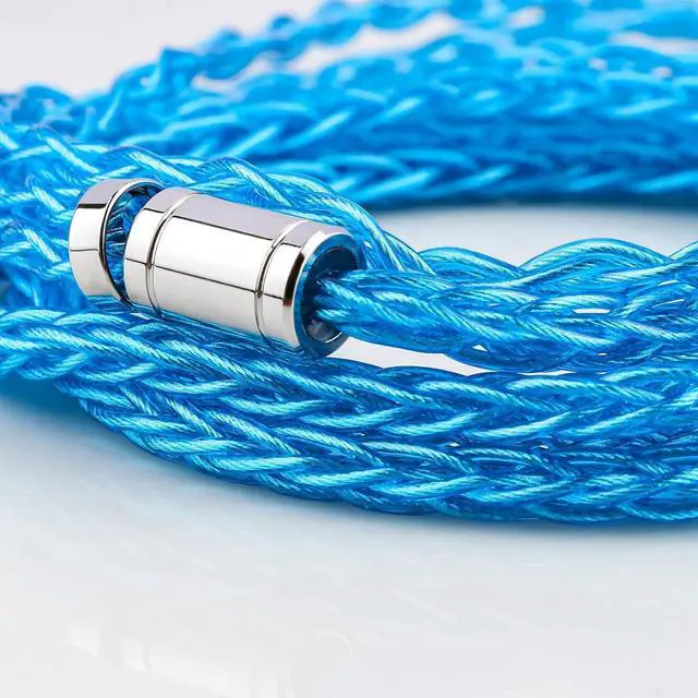 Alt view image 4 of 7 - Linsoul Tripowin Seraph 8 Cores IEM Cable, 28AWG Silver-Plated Replacement Earphone Cable for in Ear Monitor, Audiophile(2pin-0.78mm, 3.5mm)