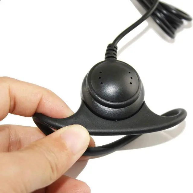 Alt view image 6 of 7 - EXMAX DTP-03 3.5mm D-Shape Single Side Ear Hook Clips Earphone Headset Headphone Dual Channel for Tour Guide System Receiver Tablet Laptop PC Skype YouTube MP3/4 DVD(30PACK)