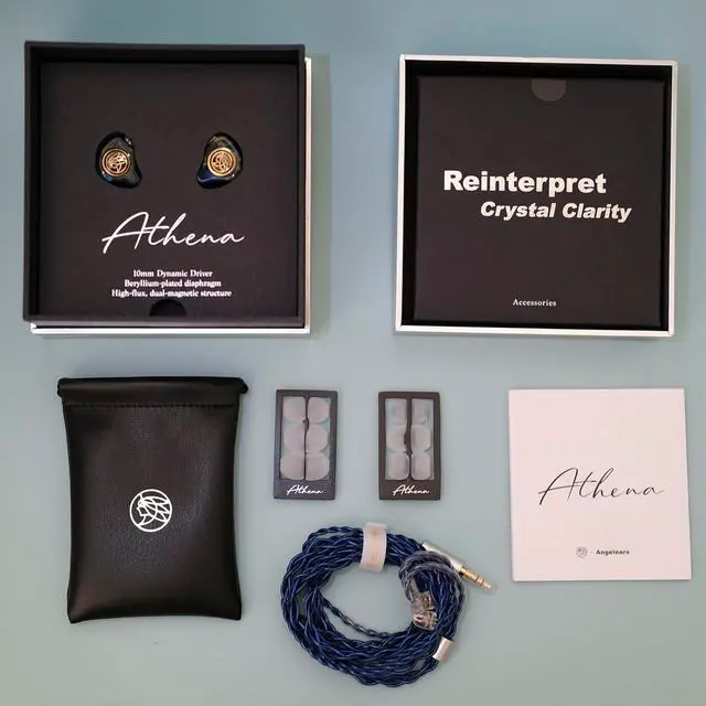 Alt view image 7 of 7 - TFZ Athena AE Edition Dynamic Driver in-Ear Monitor Earphones, Wired HiFi Earbuds with 3.5mm 0.78-2Pin Detachable Cable, IEM Headphones for Musicians, Audiophiles and Collectors (Gold)