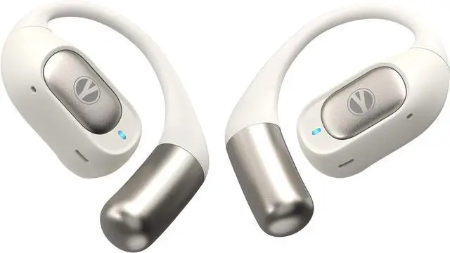 Main image of Open Ear Headphones, Bluetooth 5.4 Wireless Earbuds with Earhook, 48H Playtime Open Ear Earbuds with Mic, 3 EQ Modes, ENC Clear Calls, Lightweight, Comfort Headphones for Running Sport Workout (White)