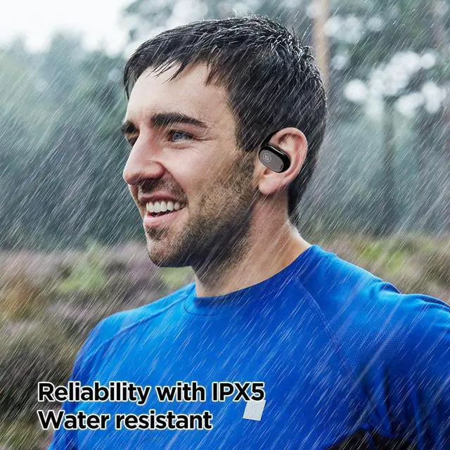 Alt view image 7 of 7 - OpenAir, Open Ear Bluetooth Headphones | More Stylish Open Ear Earbuds with Premium Acoustics | 12 Hours Playtime for Earbuds | Clear Call with AI ENC and Ideal for Office and Outdoors