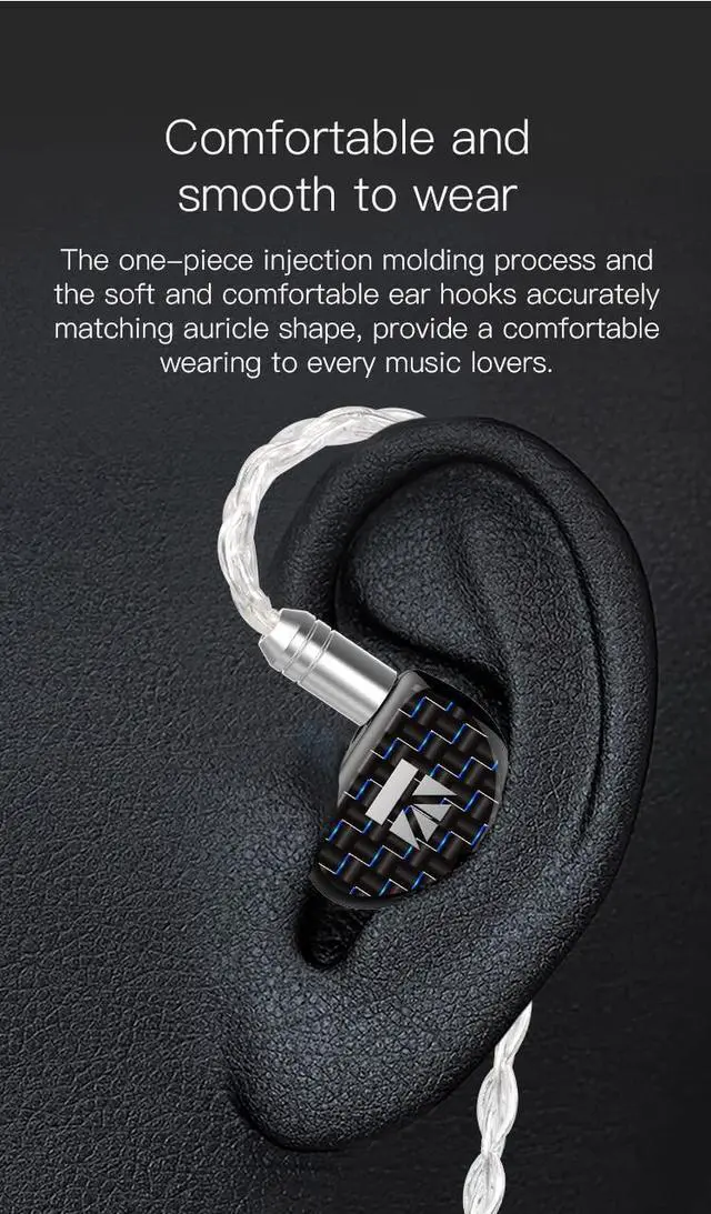Alt view image 7 of 7 - KBEAR 8 IEM Cable 8 Core Silver Earphone Cable Ear Monitor Replacement Cable for Kbear KS1/KS2/Strom/Lark/Robin/Rosefinch/CCZ Melody/Coffee Bean/Warrior Earbuds (TFZ 3.5MM)