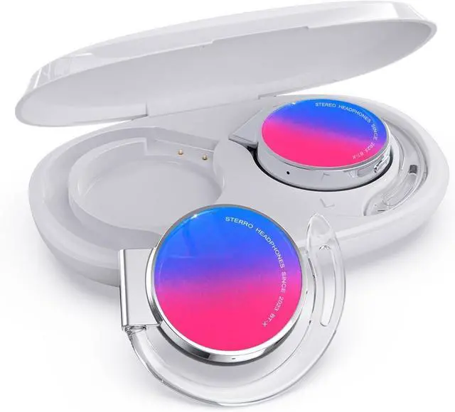 Main image of Clip on Headphones Bluetooth V5.3, Open Ear Earphones Wireless with Earhooks, Ear Clip On-Ear Headphones, Sports Headset Bluetooth with 4 Microphones, Noise Cancelling/Long Battery Life