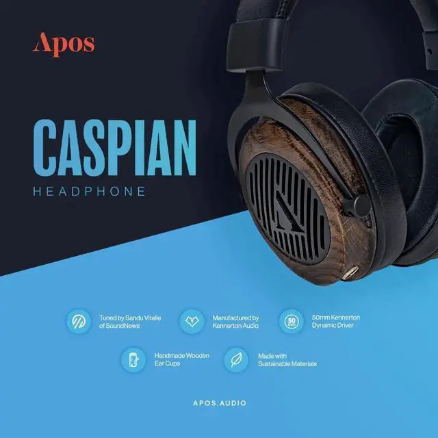 Alt view image 2 of 7 - Apos Caspian Open-Back Headphone