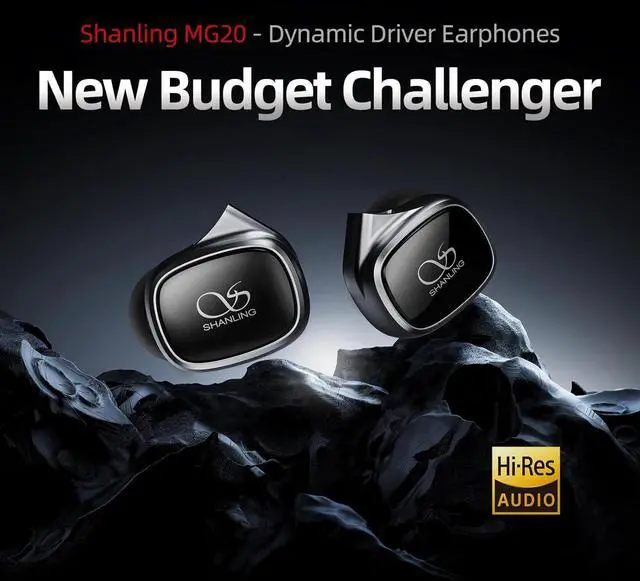 Alt view image 3 of 7 - SHANLING MG20 HiFi Wired Earbuds, Type-C Plug in-Ear Earphones, DLC Diaphragm Dynamic Unit, Detachable 0.78/2PIN Cable, Ergonomic Design, Audiophile Earphones for Music