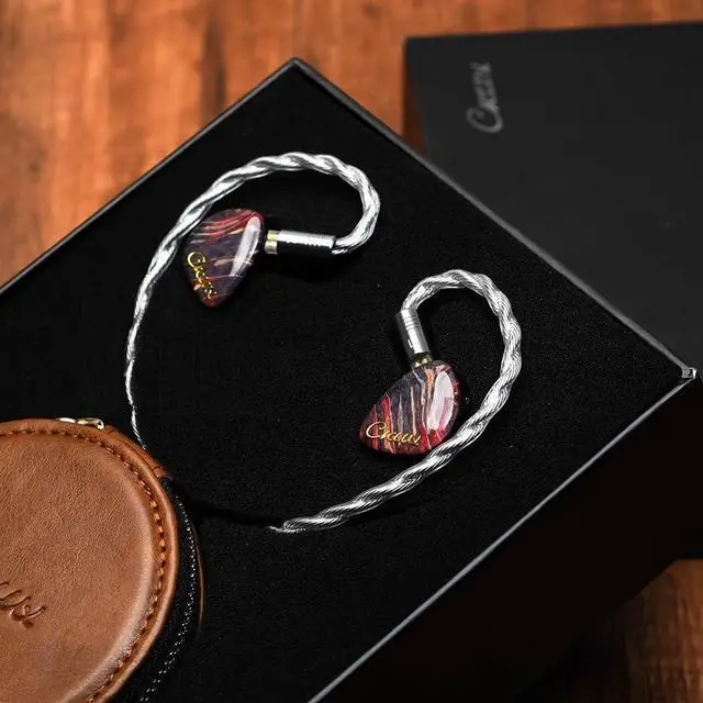 Alt view image 3 of 7 - HiFiGo Myer-Audio CKLVX D62 Hybrid Drivers in-Ear Monitors, 2DD+6BA IEMs Earphones Designed for Hi-Fi Enthusiasts with Pure, Warm, and Detailed Sound (D62)