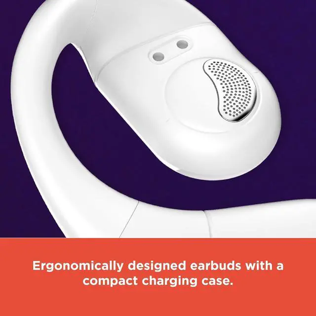Alt view image 2 of 5 - RadioShack Live Sound Wireless Earbuds, Bluetooth 5.3, Enhanced Bass, 8H Playtime, White