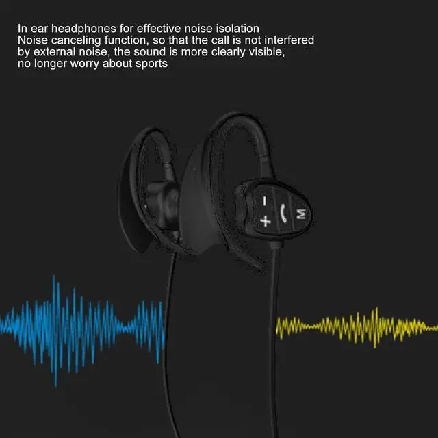 Alt view image 3 of 7 - Fabater IPX8 Headphones for Swimming, in Ear Swimming Headphones with 5.0, Underwater MP3 Player, for Swimming, Sports, Running (Black)