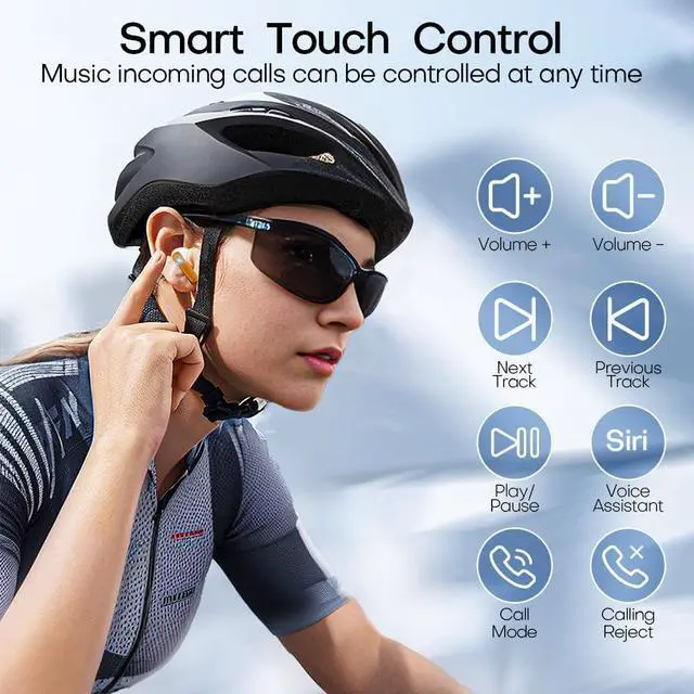 Alt view image 4 of 7 - Wireless Bluetooth 5.3 Earbuds Active Noise Canceling Glow Headphones 2.4G Metal Outdoor Wireless Earbuds, 13mm Drivers for Deep Bass, 1H Fast Charging, 5H Play, Fit for Daily, Travel & Sports(Orange)