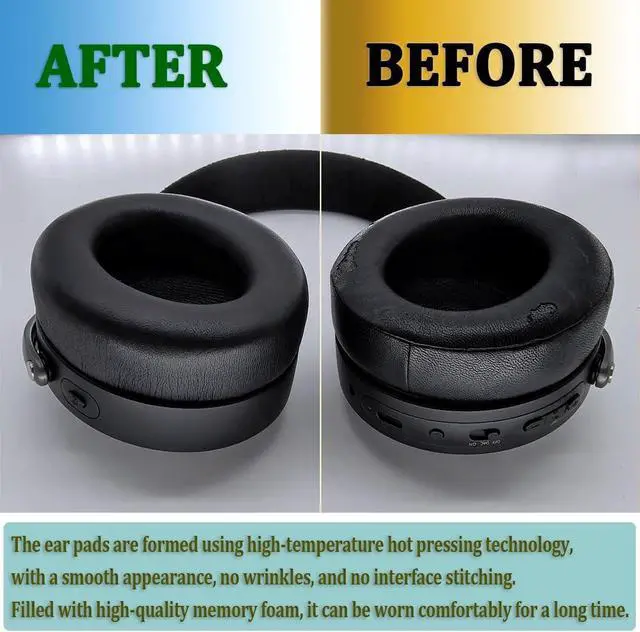 Alt view image 5 of 7 - Replacement Earpads Earmuffs for Focal BATHYS Headphones Sealed Soundproof and Noise Reducing Ear Pads (Lambskin Black)