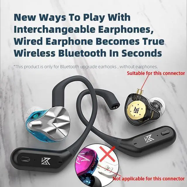 Alt view image 3 of 7 - KZ AZ09 PRO TWS QCC3040 Bluetooth Ear Hook, IEM Bluetooth Adapter,Wireless Bluetooth Earphone Module,Bluetooth 5.2 Chip(no Headphone) (2Pin 0.78/0.75mm)