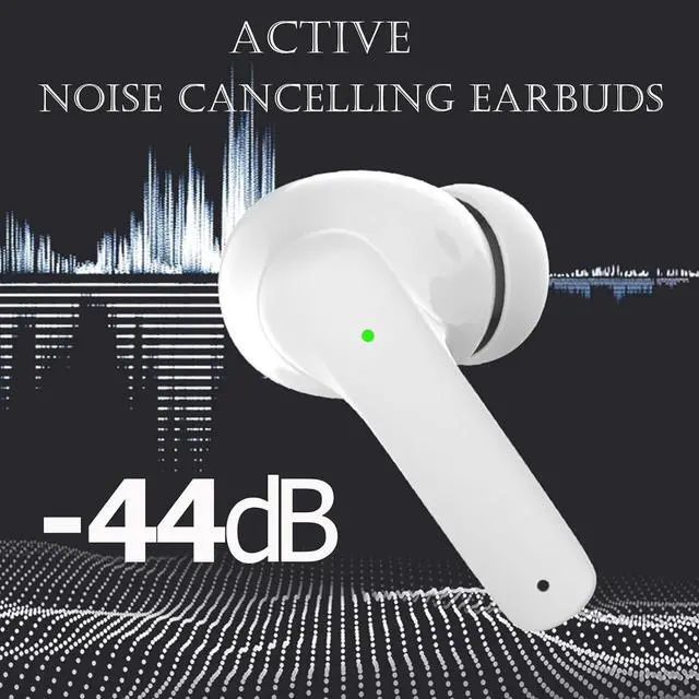 Alt view image 3 of 7 - Pink Active Noise Canceling Earbuds Wireless Bluetooth Sleeping Noise Cancelling Earbuds Earphones For Sleep Noise Reduction Ear Buds Sleeping Noise Cancellation Bluetooth Headphones Noise Canceling