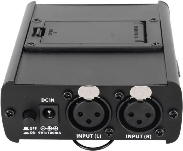 Alt view image 5 of 7 - Portable Headphone Amplifier, Multi-Channel Stereo Passive Headphone Amplifier Mixer with 2 XLR Inputs, Balanced Splitter for Phone, MP3 Players, Computers, etc.
