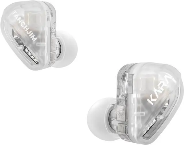 Alt view image 2 of 5 - TANCHJIM Kara in-Ear Headphones with High Sound Quality Wired HiFi Listening IEM Earphones Headphones Gaming Earbuds White Color